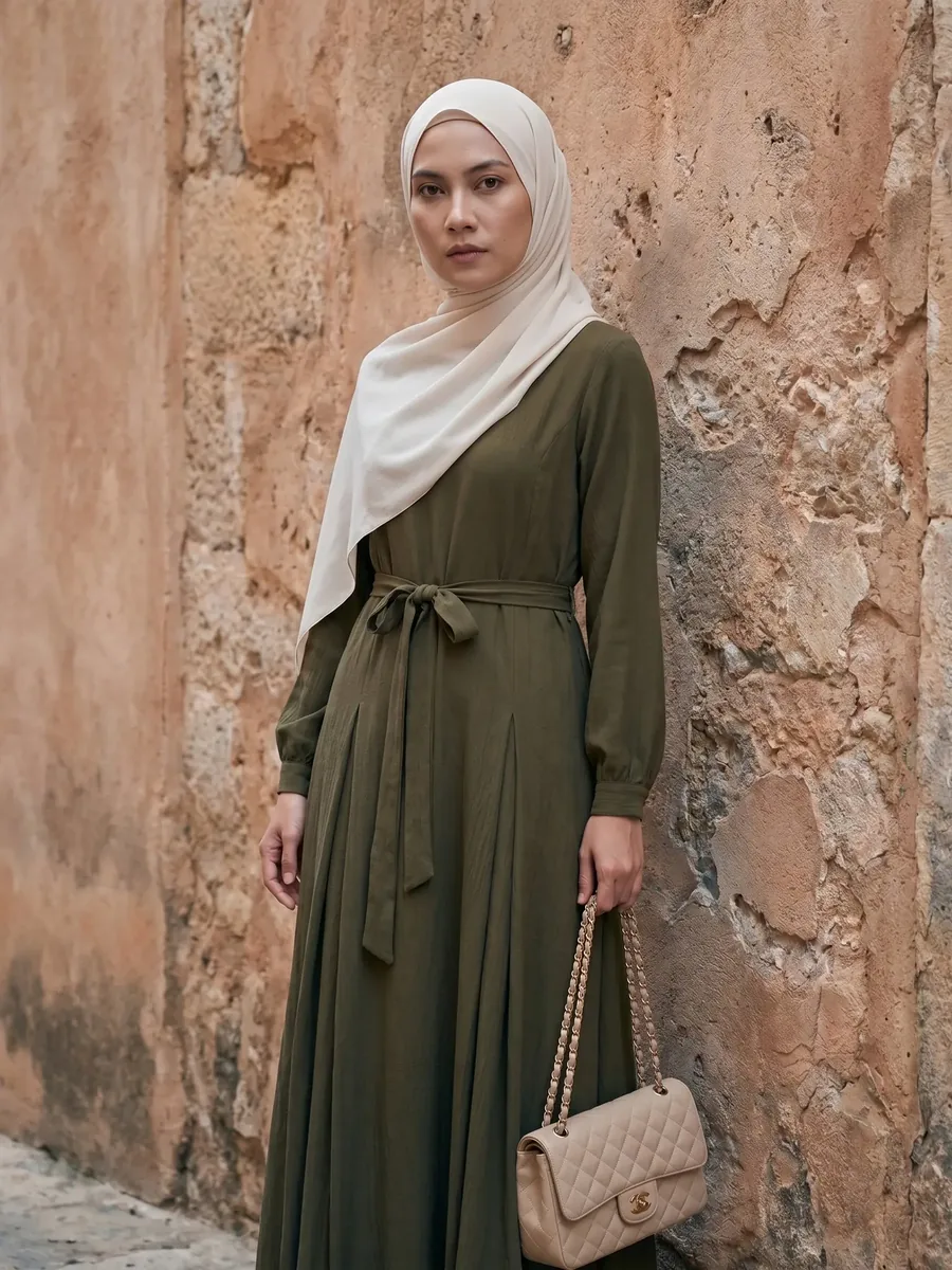 Mira Modest Maxi Dress
