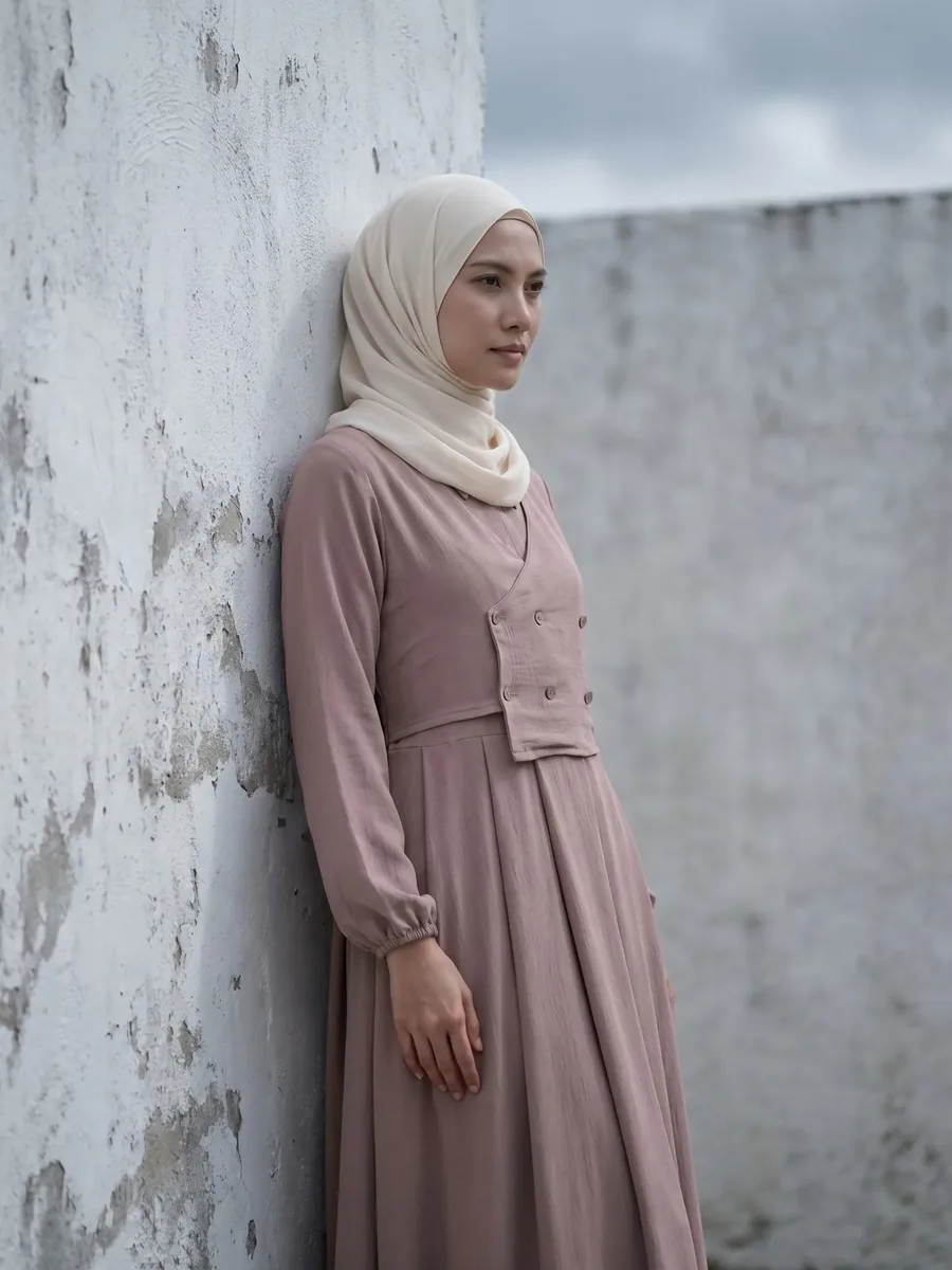 Anaya Crinkle Premium Gamis