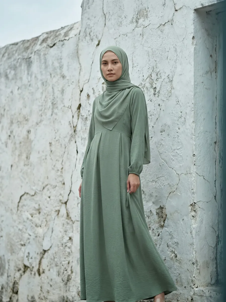 Thea Crinkle Modest Gamis